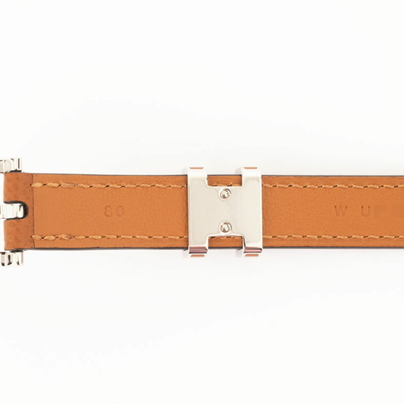 Hermes Belt Pop H 15 80cm H081087CK37080 Epsom Leather Gold Women's HERMES - Picture 4 of 8